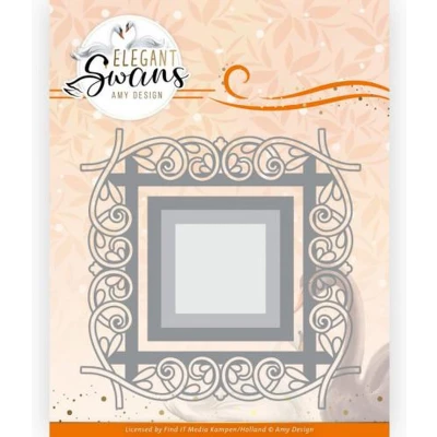 Afbeelding van Dies Amy Design Elegant Swans Frame