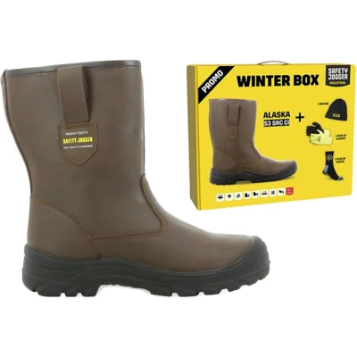 Afbeelding van Werklaarzen merk Safety Jogger model Alaska veiligheidsklasse S3 Aanbieding Winter Box