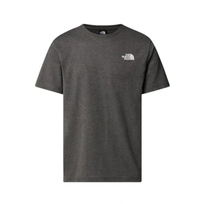 Afbeelding van The North Face TEE Tshirt print, Heren, Maat: XS, Medium grey heather