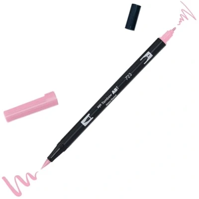 Afbeelding van Tombow ABT dubbele brushpen pink 723