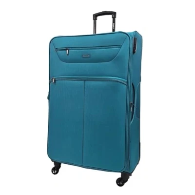 Afbeelding van Lichtgewicht Zachte Koffer 4 Wiel Vakantie Bagage Reizen TSA Cabine Set, Turkoois, XL 32&quot;,