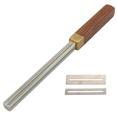 Afbeelding van Gitaar Fret Crowning File,Fret Edge End Afgeronde Tool,Drie Radius Slot &amp; File,Multifunctionele