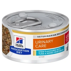 Afbeelding van Hill&#039;s PD C/D Multicare Stress Stoofpotje Tonijn &amp; Groenten 24 X 82 gram