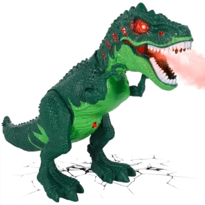 Afbeelding van PQETBV Water Mist Dinosaurus Speelgoed, Geluid en Licht, Wandelende Elektrische Kinderspeelgoed 3, 4, 5 jaar oud