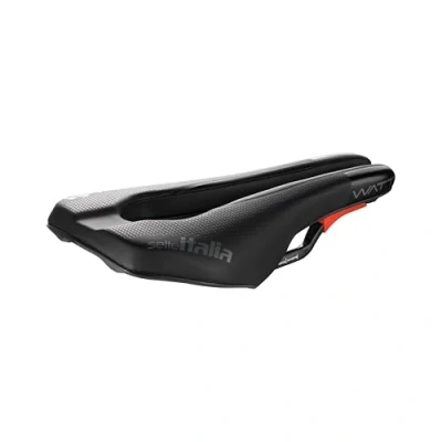 Afbeelding van Selle Italia Watt Superflow Kit Carbon U3 Zadel (133 x 255 mm) OEM Versie (zwart inplaats van rood en geen hoogglans op de punt