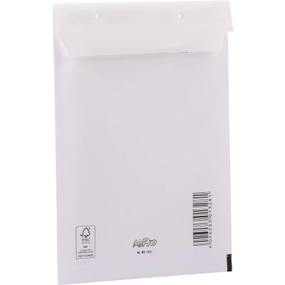 Afbeelding van Bong Airpro Luchtkussenenveloppen C15, Ft 220 X 265 Mm Met Stripsluiting, Wit, Pak Van 10 Stuks Enveloppen