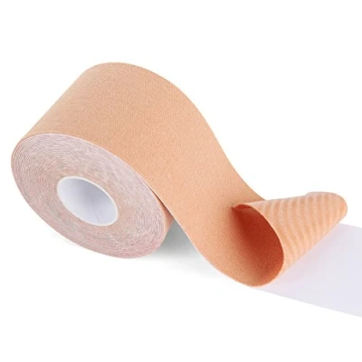 Afbeelding van PHYTOP Kinesiologie Tape fysiotherapie, ongesneden Kinesiotape 5cm x 5m rol voor atleet, beige