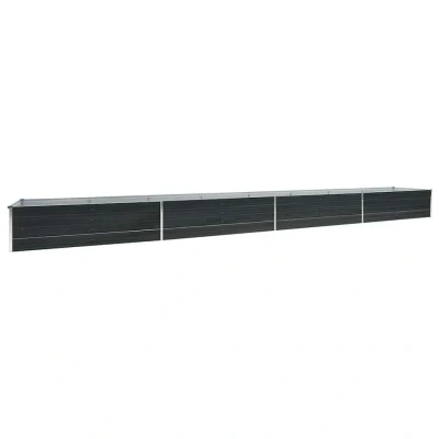 Afbeelding van Plantenbak verhoogd 600x80x45 cm gegalvaniseerd staal antraciet