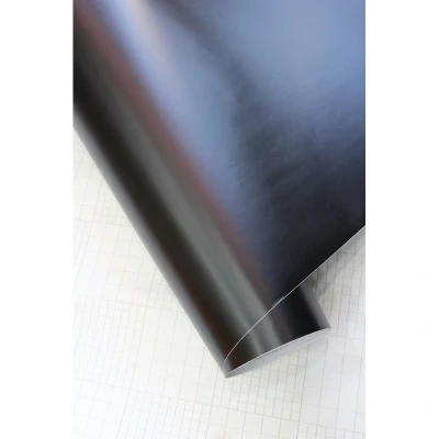 Afbeelding van AutoStyle Car Wrapping Folie 152x200cm Mat Zwart, zelfklevend