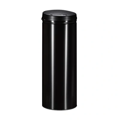 Afbeelding van Relaxdays prullenbak 50 liter vuilnisbak met sensor automatische afvalbak zwart