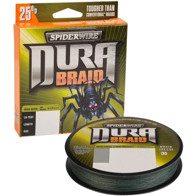 Afbeelding van SpiderWire SPW DURABRAID  0.43mm 135m Moss Green Gevlochten lijn