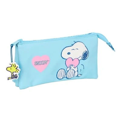 Afbeelding van Alleshouder Snoopy Love Licht Blauw 22 x 12 3 cm
