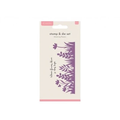 Afbeelding van CC Art Elements Clearstamp/Snijmal Blooming Flowers