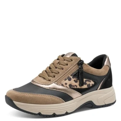 Afbeelding van TAMARIS Comfort lage sneakers voor dames, Pepper Comb, 41 EU, EU
