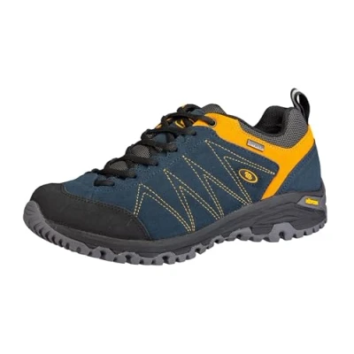 Afbeelding van Brütting Mount Kapela Low Uniseks volwassenen Trail hardloopschoenen, Marineblauw/oranje, 45 EU