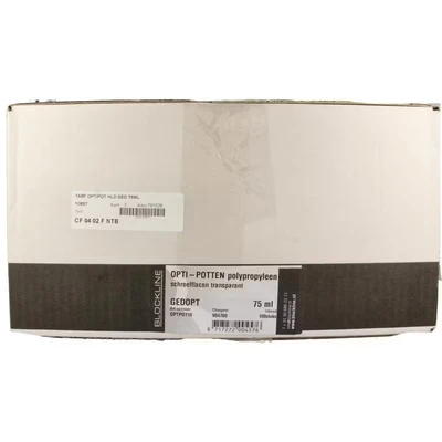 Afbeelding van Blockland Tabletflacon optipot helder gedopt 75 ml 108 stuks