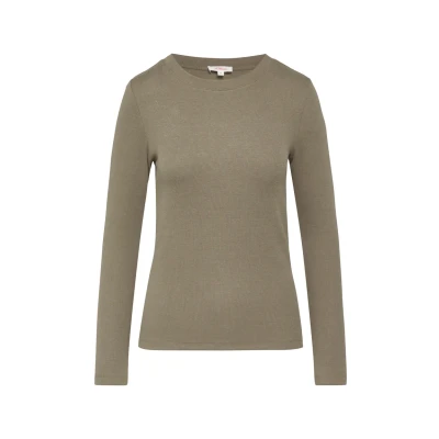 Afbeelding van s.Oliver Longsleeve, Dames, Maat: 44, Karamell