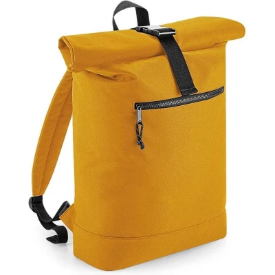 Afbeelding van Bagbase Unisex Gerecyclede Roll Top Rugzak (Mosterd)