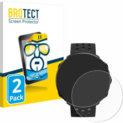 Afbeelding van BROTECT Screenprotector voor Polar Vantage M2 Folie Beschermfolie transparant (2 Stuks)