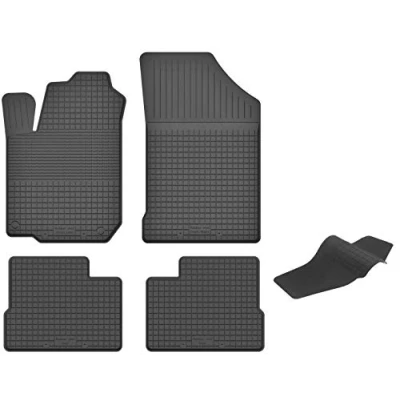 Afbeelding van KO RUBBERMAT rubberen matten met tunnel geschikt voor KIA CEED CEE&#039;D I (2006 2012) ideaal aangepast 5 delig een set