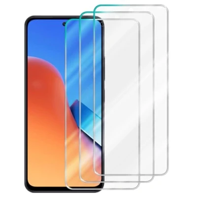 Afbeelding van Cadorabo Screenprotector geschikt voor Xiaomi Redmi 12C Pantser film Beschermende in KRISTALHELDER Geharde (Tempered) display beschermglas 9H hardheid met 3D Touch