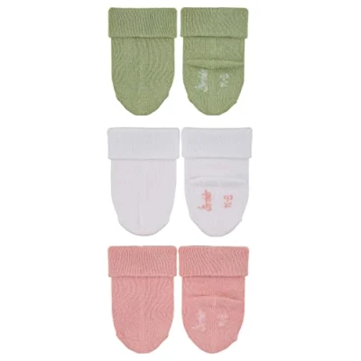 Afbeelding van Sterntaler Babysokjes 3 pack uni bamboe lichtroze