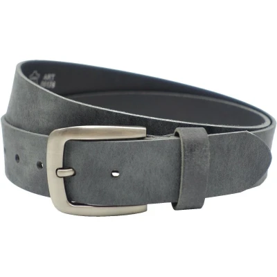 Afbeelding van Exclusieve heren/dames riemen leer zwart Taillemaat 110 Leren Riem Werkriem heren Casual