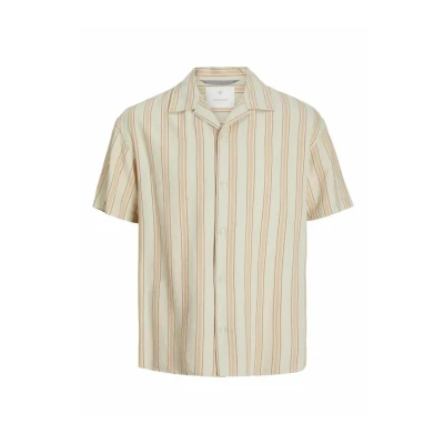 Afbeelding van Jack &amp; Jones Premium Hawaiirelaxed FIT Overhemd, Heren, Maat: Medium, Sunburn