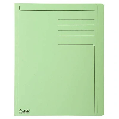 Afbeelding van Exacompta 441013E ordner Forever® 280, bedrukt, met smalle deksel, groen, 100 stuks