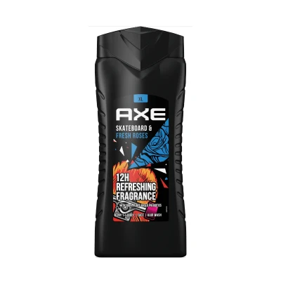 Afbeelding van Axe douchegel 400ml Skateboard Fresh Rose
