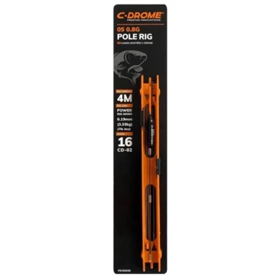 Afbeelding van C drome Pole Rig 05 Maat : dobber 0.4g haak 16 0.19mm