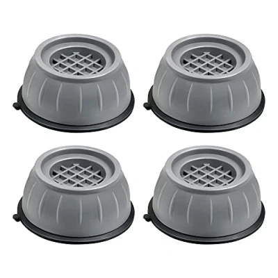 Afbeelding van Antislipvoeten voor wasmachine, trillingsdemper voeten anti vibratie, wasmachine en droger 4 stuks