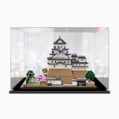 Afbeelding van HAIWENFEIQI Acryl Vitrine voor Lego 21060 Himeji Kasteel Stofdicht Transparant Display Case, Model Collectibles Case (Model Niet Inbegrepen) (3mm)