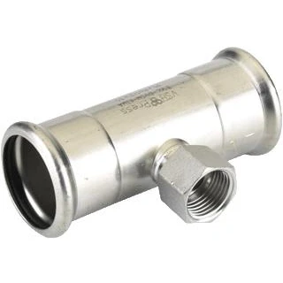 Afbeelding van Vsh xpress t stuk 42mm x 3 4 rvs pers binnendraad 6191691