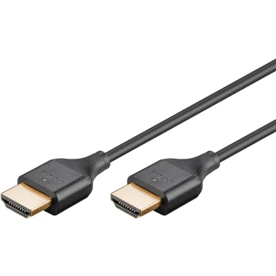 Afbeelding van Goobay Slanke HDMI kabel met hoge snelheid en ethernet (3 m, HDMI), Videokabel