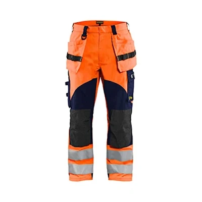Afbeelding van Blaklader Multinorm inherent werkbroek 1589 1513 High Vis Oranje/Marineblauw C44