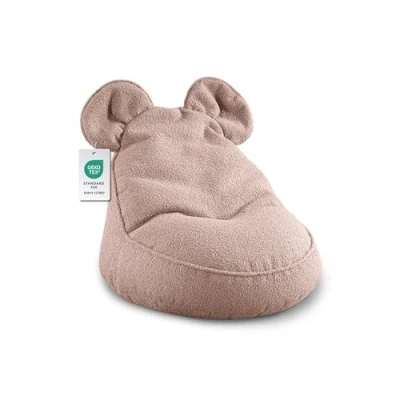 Afbeelding van Gutekissen® Kinderzitzak &quot;Miki&quot; met oren comfortabel, Montessori zitkussen voor kinderkamer (beige, 68/68/50 oren)