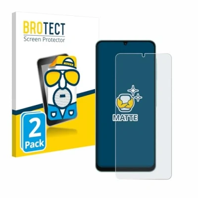 Afbeelding van BROTECT (2 Stuks) Antireflecterende Beschermfolie voor Samsung Galaxy A06 5G Anti Glare Screen Protector, Mat, Ontspiegelend