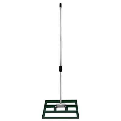 Afbeelding van T MECH Gazon Leveler Nivellering Hark 50 cm Verstelbaar Handvat: 1.20 tot 1.90 m Groen
