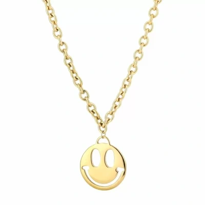 Afbeelding van Ketting Smiley Goudkleur