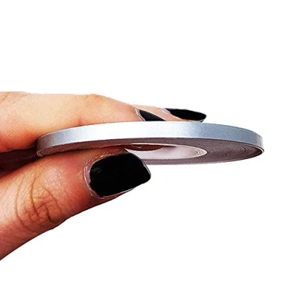 Afbeelding van 4R Quattroerre.it 10451 Trim Strepen zelfklevende strips voor auto&#039;s, zilver, 3 mm x 10 mt