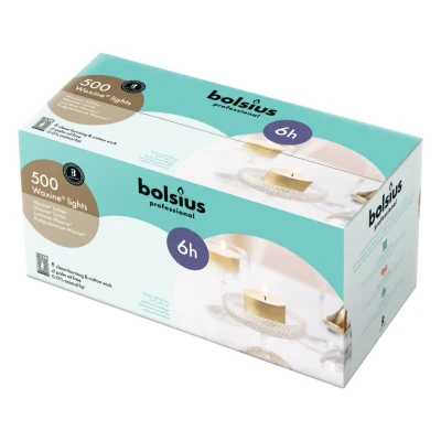 Afbeelding van Bolsius Waxine Lichtje 500stuks