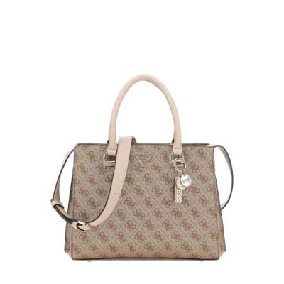 Afbeelding van Guess Noelle 4GLOGO Handtas, Dames, Maat: One Size, Hellbraun