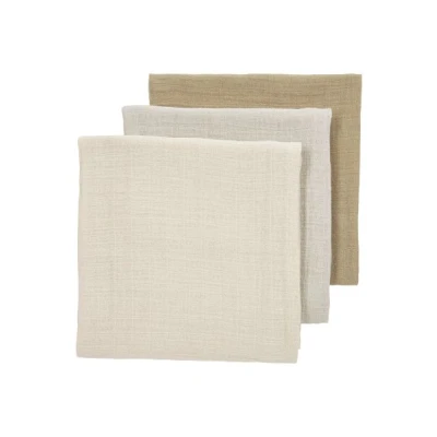Afbeelding van Meyco Luiers Pre washed Soft Sand/Greige/Taupe