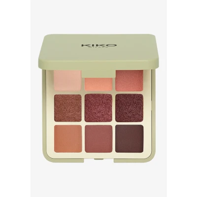 Afbeelding van KIKO Milano Green Me Eyeshadow Palette 102, Palet Met 9 Multifinish Kleuren Oogschaduw: Mat, Gepareld En Metallic