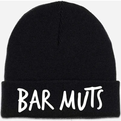 Afbeelding van muts Bar Beanie Winter Heren Dames One size Acryl zwart
