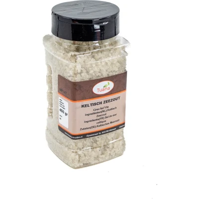 Afbeelding van Tuana Kruiden Keltisch Grof Vochtig Zeezout Strooibus 250 Gram MP0115