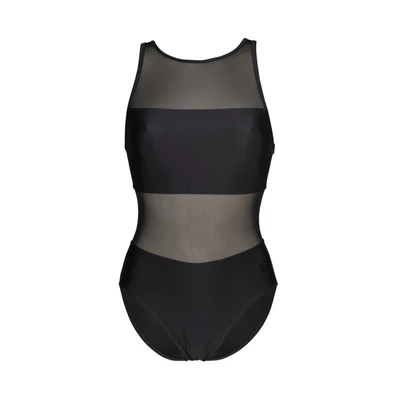 Afbeelding van Arena MESH Panels VENT BACK Badpak, Dames, Maat: 34, Black
