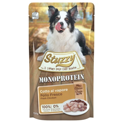Afbeelding van Stuzzy Dog Grain Free Monoprotein Pouch 150 g Hondenvoer Kip