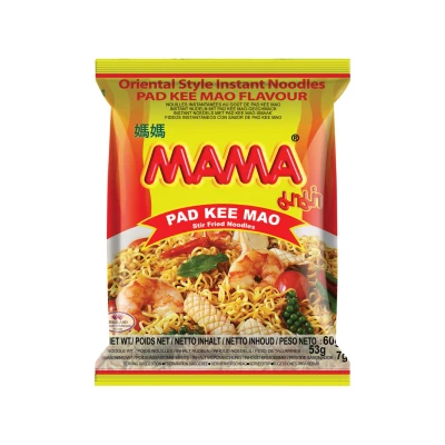 Afbeelding van MAMA Instant Noedels Pad Kee Mao Multipack (30 X 60 GR)